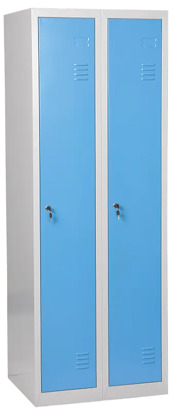 JP - 620 N skříň šatní 1850x600x500 mm, 2-dílná, šedá/modrá