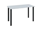 VOS 120/LAK jednací stůl 740x1200x600 mm, podnož černá, deska bílá