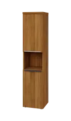 SIN 5 - 42DN kancelářská skříň, 2-dveřová/nika, levá, 1820x400x400, ořech světlý