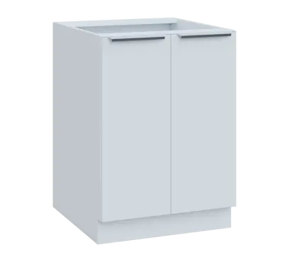 SIS - 6D2 spodní skříňka, 2-dveřová, 870x600x600, bílá