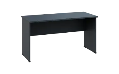 OPL 26 - 14 stůl kancelářský, dřevěná podnož, deska 25 mm, široký 1400 mm, antracit