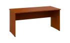 OPL 27 - 16 stůl kancelářský, dřevěná podnož, deska 25 mm, široký 1600 mm, třešeň šumavská