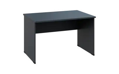 OPL 28 - 12 stůl kancelářský, dřevěná podnož, deska 25 mm, široký 1200 mm, antracit