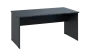 OPL 28 - 16 stůl kancelářský, dřevěná podnož, deska 25 mm, široký 1600 mm, antracit