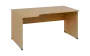 ORL 28 - 164 stůl kancelářský, rohový, levý, dřevěná podnož, deska 25 mm, široký 1600 mm, javor horský