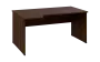 ORL 28 - 164 stůl kancelářský, rohový, levý, dřevěná podnož, deska 25 mm, široký 1600 mm, ořech královský
