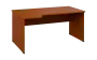 ORL 28 - 164 stůl kancelářský, rohový, levý, dřevěná podnož, deska 25 mm, široký 1600 mm, třešeň šumavská