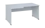 ORL 28 - 166 stůl kancelářský, rohový, levý, dřevěná podnož, deska 25 mm, široký 1600 mm, bílá