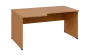 ORL 28 - 166 stůl kancelářský, rohový, levý, dřevěná podnož, deska 25 mm, široký 1600 mm, buk royal