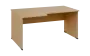 ORL 28 - 166 stůl kancelářský, rohový, levý, dřevěná podnož, deska 25 mm, široký 1600 mm, javor horský
