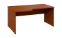 ORL 28 - 166 stůl kancelářský, rohový, levý, dřevěná podnož, deska 25 mm, široký 1600 mm, třešeň šumavská