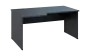 ORL 28 - 166 stůl kancelářský, rohový, levý, dřevěná podnož, deska 25 mm, široký 1600 mm, antracit