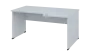 ORL 28 - 166 stůl kancelářský, rohový, pravý, dřevěná podnož, deska 25 mm, široký 1600 mm, bílá