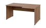 ORL 28 - 166 stůl kancelářský, rohový, pravý, dřevěná podnož, deska 25 mm, široký 1600 mm, dub bardolino