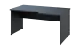 ORL 28 - 166 stůl kancelářský, rohový, pravý, dřevěná podnož, deska 25 mm, široký 1600 mm, antracit
