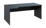 ORL 28 - 184 stůl kancelářský, rohový, levý, dřevěná podnož, deska 25 mm, široký 1800 mm, antracit