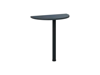 OJD 2 - 70 přístavba jednací, kovová podnož černá, síla desky 25 mm, široká 700 mm, antracit OJD 2 - 70 přístavba jednací, kovová podnož černá, síla desky 25 mm, široká 700 mm, antracit