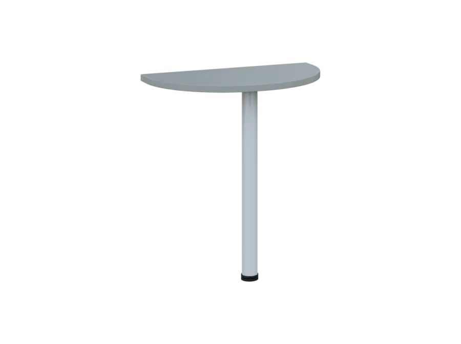 OJD 2 - 70 přístavba jednací, kovová podnož bílá, síla desky 25 mm, široká 700 mm, šedá