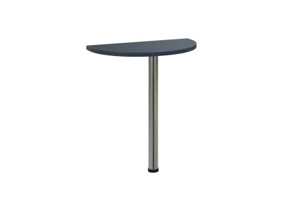 OJD 2 - 70 přístavba jednací, kovová podnož chrom, síla desky 25 mm, široká 700 mm, antracit OJD 2 - 70 přístavba jednací, kovová podnož chrom, síla desky 25 mm, široká 700 mm, antracit