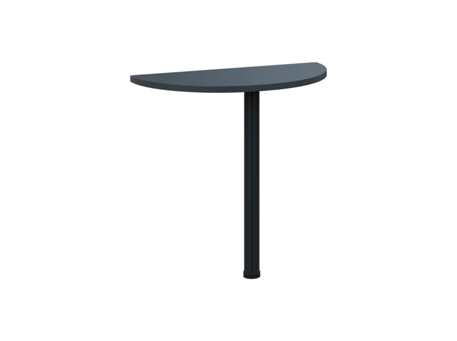 OJD 2 - 80 přístavba jednací, kovová podnož černá, síla desky 25 mm, široká 800 mm, antracit