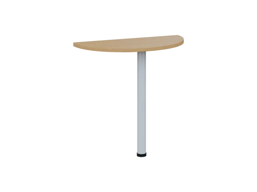 OJD 2 - 80 přístavba jednací, kovová podnož bílá, síla desky 25 mm, široká 800 mm, javor horský