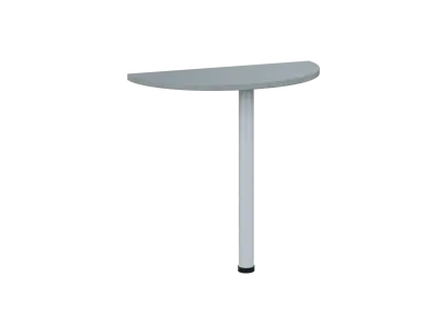 OJD 2 - 80 přístavba jednací, kovová podnož bílá, síla desky 25 mm, široká 800 mm, šedá