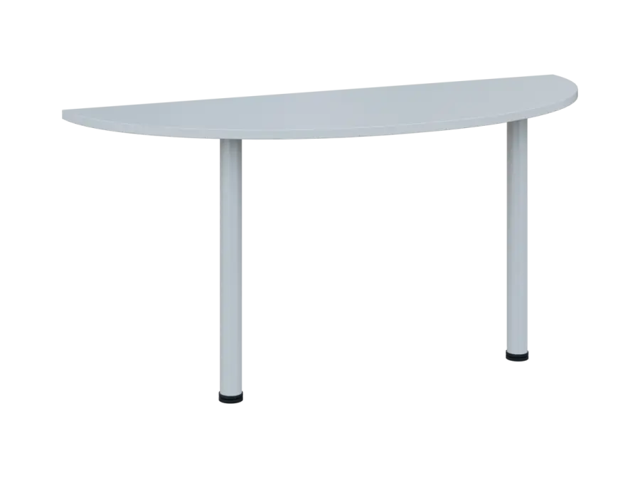 OJC 2 - 16 přístavba jednací, kovová podnož bílá, síla desky 25 mm, široká 1600 mm, bílá