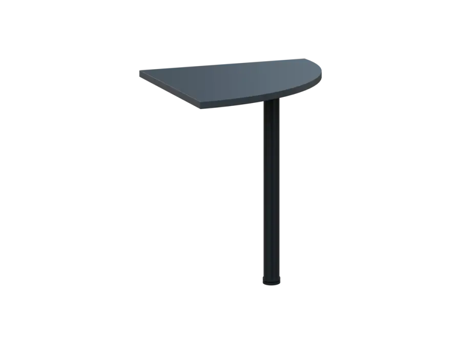 OS 27 - 7 deska spojovací, kovová podnož černá, síla desky 25 mm, široká 700 mm, antracit