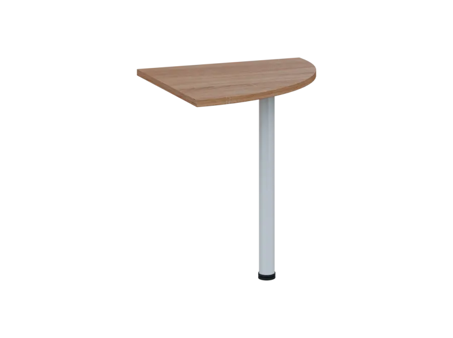 OS 27 - 7 deska spojovací, kovová podnož bílá, síla desky 25 mm, široká 700 mm, dub bardolino