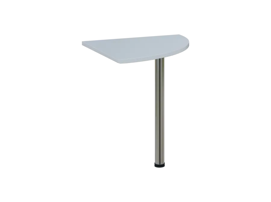 OS 27 - 7 deska spojovací, kovová podnož chrom, síla desky 25 mm, široká 700 mm, bílá