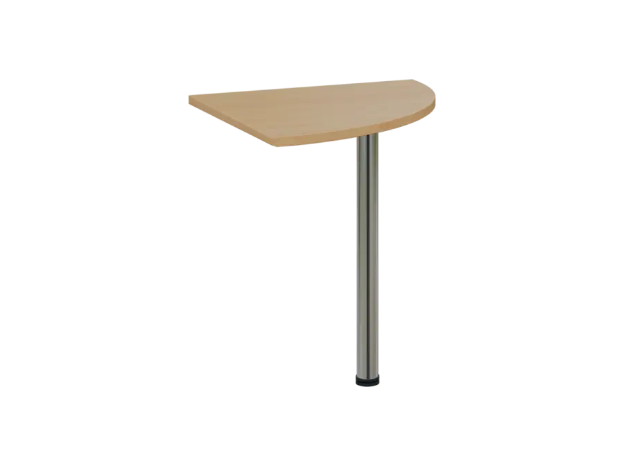 OS 27 - 7 deska spojovací, kovová podnož chrom, síla desky 25 mm, široká 700 mm, javor horský