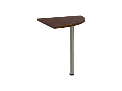 OS 27 - 7 deska spojovací, kovová podnož chrom, síla desky 25 mm, široká 700 mm, ořech královský OS 27 - 7 deska spojovací, kovová podnož chrom, síla desky 25 mm, široká 700 mm, ořech královský