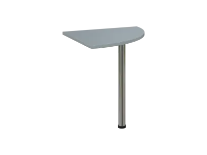 OS 27 - 7 deska spojovací, kovová podnož chrom, síla desky 25 mm, široká 700 mm, šedá OS 27 - 7 deska spojovací, kovová podnož chrom, síla desky 25 mm, široká 700 mm, šedá