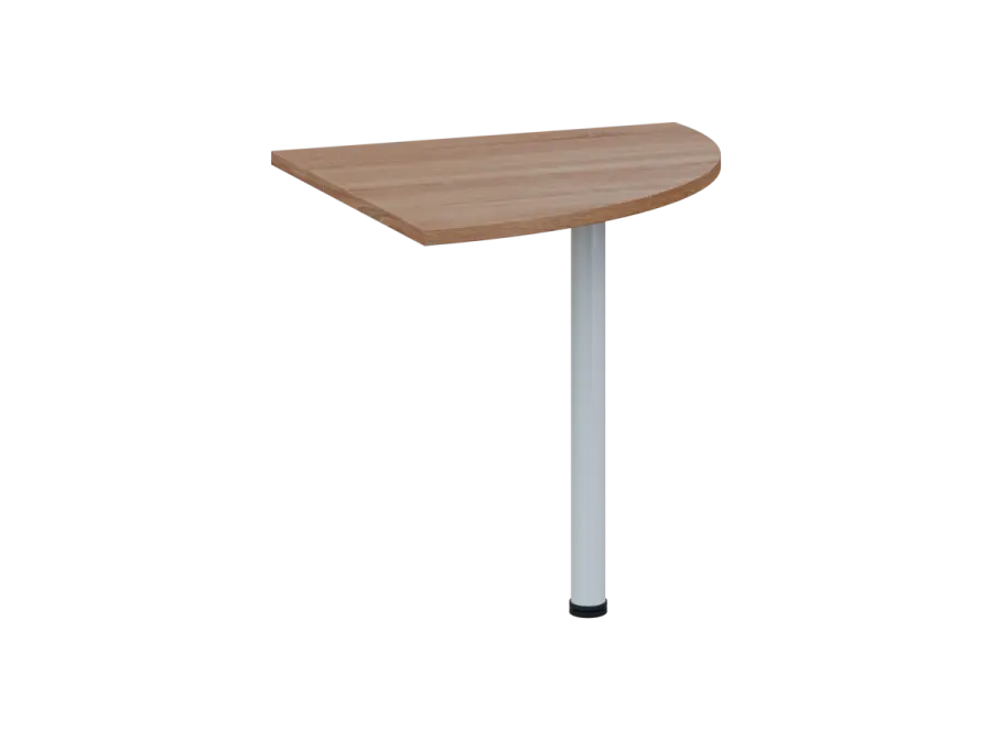 OS 28 - 8 deska spojovací, kovová podnož bílá, síla desky 25 mm, široká 800 mm, dub bardolino