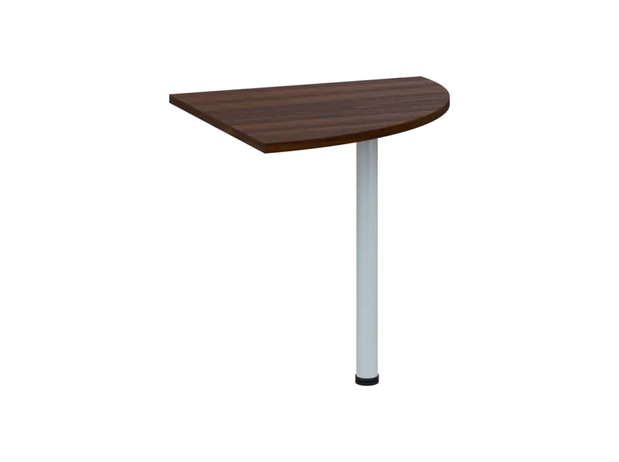 OS 28 - 8 deska spojovací, kovová podnož bílá, síla desky 25 mm, široká 800 mm, ořech královský