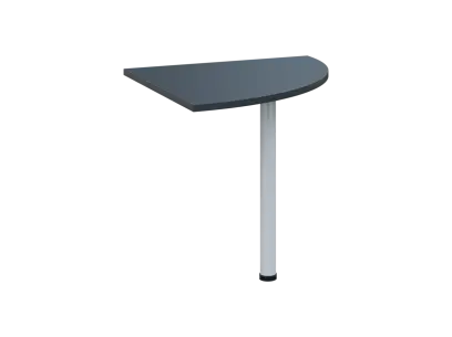 OS 28 - 8 deska spojovací, kovová podnož bílá, síla desky 25 mm, široká 800 mm, antracit