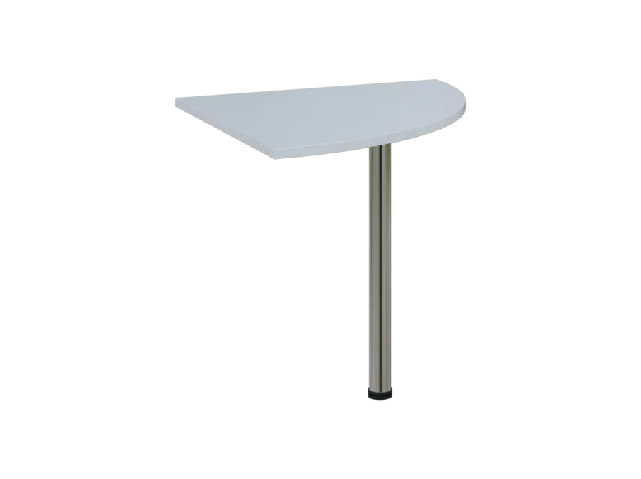 OS 28 - 8 deska spojovací, kovová podnož chrom, síla desky 25 mm, široká 800 mm, bílá