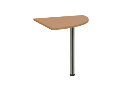 OS 28 - 8 deska spojovací, kovová podnož chrom, síla desky 25 mm, široká 800 mm, buk royal