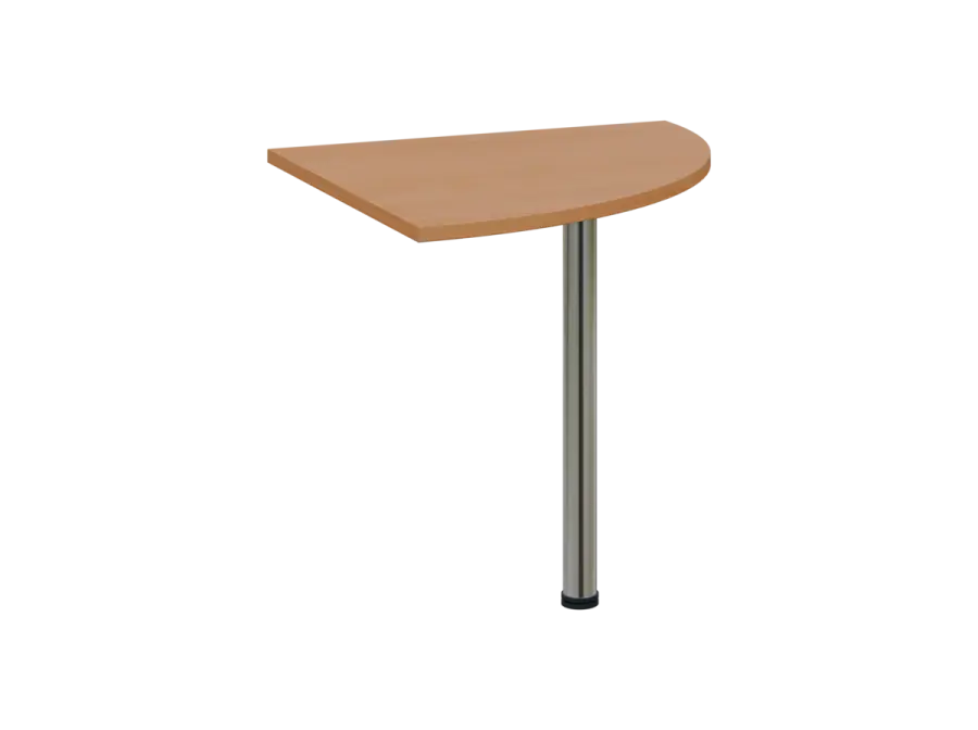 OS 28 - 8 deska spojovací, kovová podnož chrom, síla desky 25 mm, široká 800 mm, buk royal