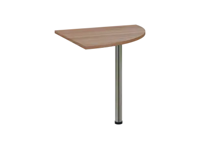 OS 28 - 8 deska spojovací, kovová podnož chrom, síla desky 25 mm, široká 800 mm, dub bardolino