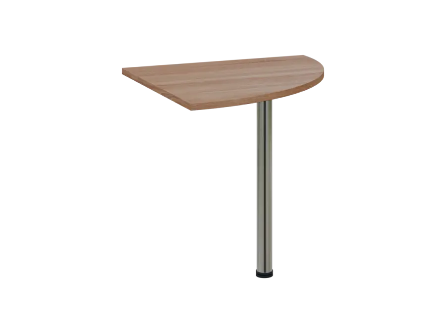 OS 28 - 8 deska spojovací, kovová podnož chrom, síla desky 25 mm, široká 800 mm, dub bardolino