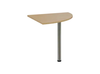 OS 28 - 8 deska spojovací, kovová podnož chrom, síla desky 25 mm, široká 800 mm, javor horský