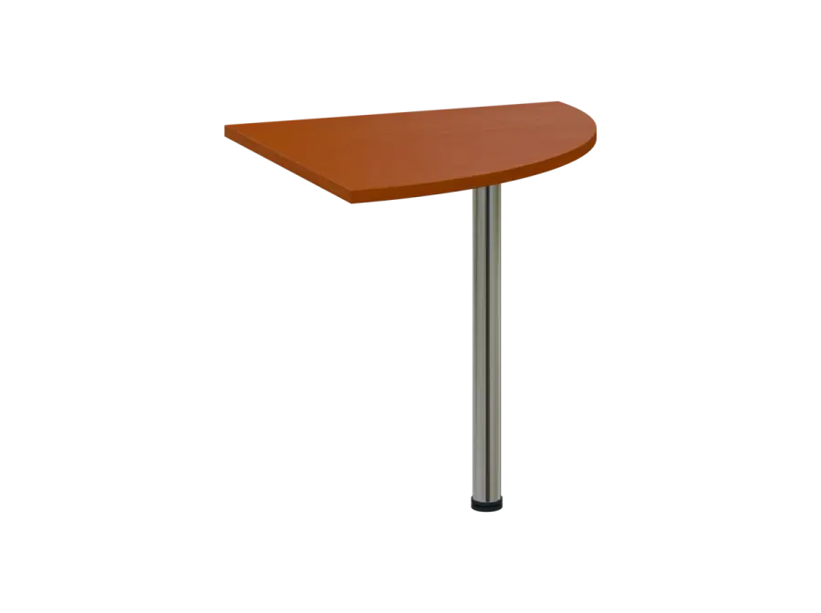 OS 28 - 8 deska spojovací, kovová podnož chrom, síla desky 25 mm, široká 800 mm, třešeň šumavská