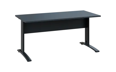 OPK 27 - 16 stůl kancelářský, kovová podnož černá, deska 25 mm, široký 1600 mm, antracit OPK 27 - 16 stůl kancelářský, kovová podnož černá, deska 25 mm, široký 1600 mm, antracit