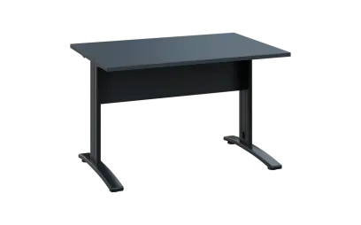 OPK 28 - 12 stůl kancelářský, kovová podnož černá, deska 25 mm, široký 1200 mm, antracit OPK 28 - 12 stůl kancelářský, kovová podnož černá, deska 25 mm, široký 1200 mm, antracit