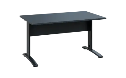 OPK 28 - 14 stůl kancelářský, kovová podnož černá, deska 25 mm, široký 1400 mm, antracit OPK 28 - 14 stůl kancelářský, kovová podnož černá, deska 25 mm, široký 1400 mm, antracit
