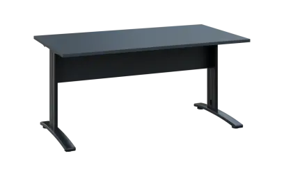 OPK 28 - 16 stůl kancelářský, kovová podnož černá, deska 25 mm, široký 1600 mm, antracit OPK 28 - 16 stůl kancelářský, kovová podnož černá, deska 25 mm, široký 1600 mm, antracit
