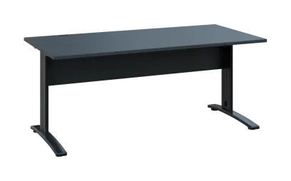 OPK 28 - 18 stůl kancelářský, kovová podnož černá, deska 25 mm, široký 1800 mm, antracit OPK 28 - 18 stůl kancelářský, kovová podnož černá, deska 25 mm, široký 1800 mm, antracit