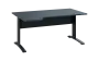 ORK 28 - 164 stůl kancelářský, rohový, levý, kovová podnož černá, deska 25 mm, široký 1600 mm, antracit