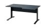 ORK 28 - 166 stůl kancelářský, rohový, pravý, kovová podnož černá, deska 25 mm, široký 1600 mm, antracit
